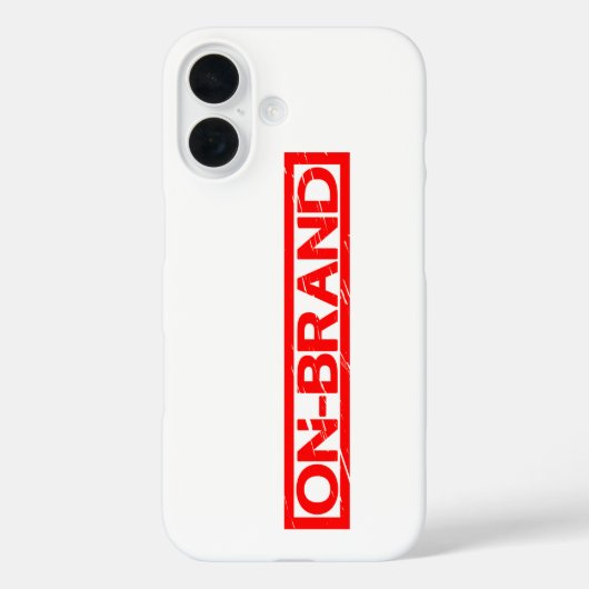 Coques Case-Mate iPhone Timbre sur la marque (Verso)