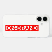 Coques Case-Mate iPhone Timbre sur la marque (Verso (horizontal))