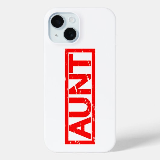 Coques Case-Mate iPhone Timbre Tante (Verso)