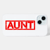 Coques Case-Mate iPhone Timbre Tante (Verso (horizontal))