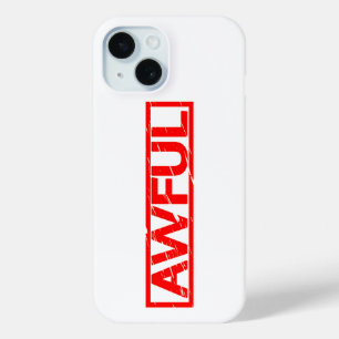 Coque Pour iPhone 15 Timbre terrible