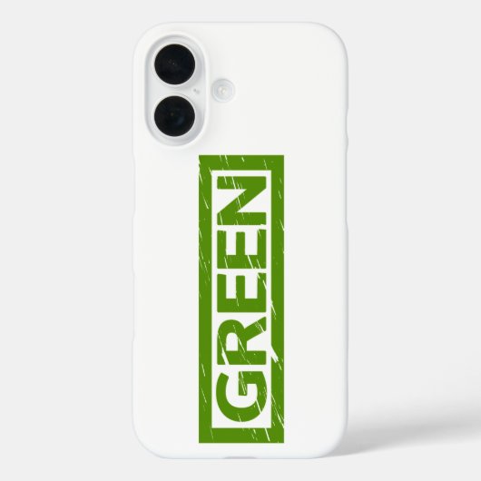 Coques Case-Mate iPhone Timbre vert (Verso)