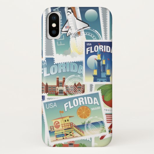 Coques Case-Mate iPhone Timbres de la Floride (Dos)