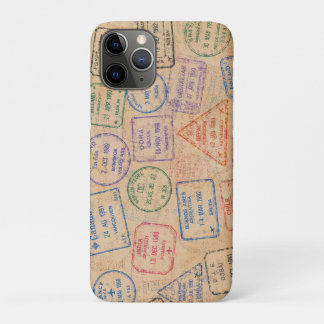 Case-Mate iPhone Case Timbres de passeport vintage Éphemère de voyage co