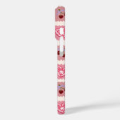 Coques Case-Mate iPhone Timbres Kitchi Cœurs Rubans et Cerises (Verso / Gauche)