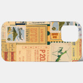 Coques Case-Mate iPhone Timbres rustiques rétro classique vieux journal we (Verso (horizontal))