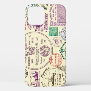 Case-Mate iPhone Case timbres vintages, ensemble de documents décoratifs