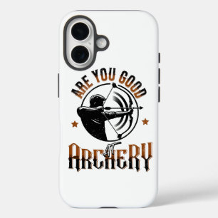 Coques iPhone 16 Tir à l'arc Conception amusante