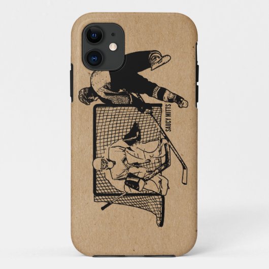 Coques Case-Mate iPhone Tiré sur l'hockey net (Dos)