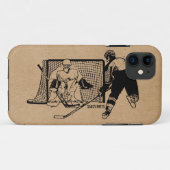 Coques Case-Mate iPhone Tiré sur l'hockey net (Dos (Horizontal))
