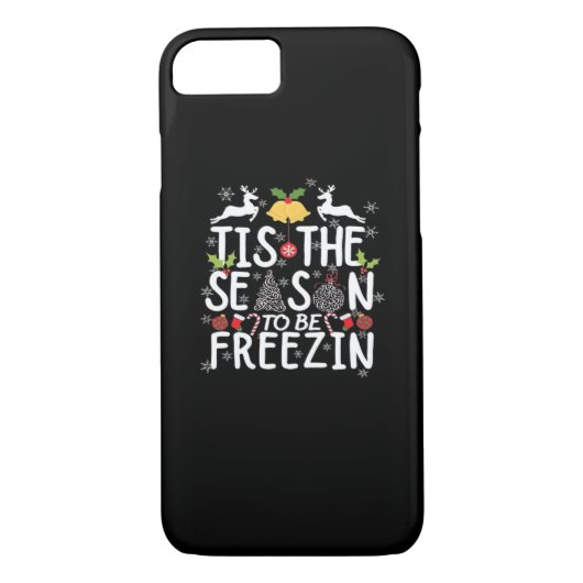 Coques Case-Mate iPhone Tis The Season To Freezin Minimal Clean (Dos)