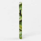 Coques Case-Mate iPhone Tissage de bambou frais vert (Dos/Droite)