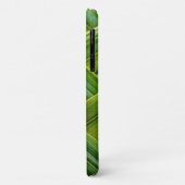 Coques Case-Mate iPhone Tissage de bambou frais vert (Dos/Gauche)