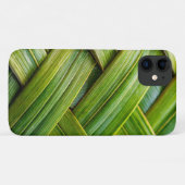 Coques Case-Mate iPhone Tissage de bambou frais vert (Dos (Horizontal))
