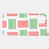 Coques Case-Mate iPhone tissage de Noël (Verso (horizontal))