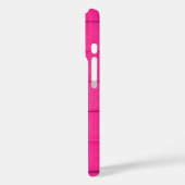 Coques Case-Mate iPhone Tissage en cuir rose (Verso / Gauche)