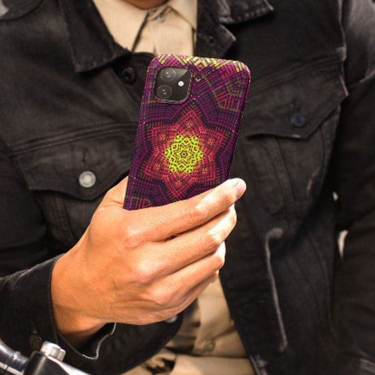 Coques Case-Mate iPhone Tisser Mandala jaune rose et violet