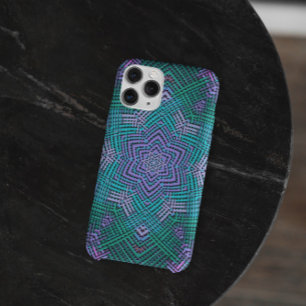 Case-Mate iPhone Case Tisser Mandala rose et bleu