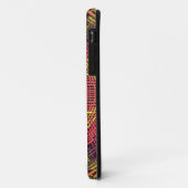 Coques Case-Mate iPhone Tisser Mandala rose violet et jaune (Dos/Gauche)