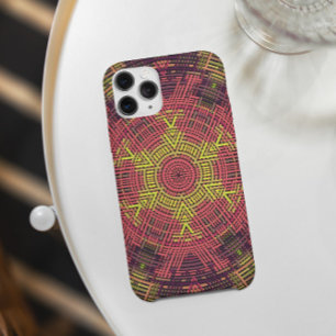 Case-Mate iPhone Case Tisser Mandala rose violet et jaune