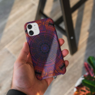 Case-Mate iPhone Case Tisser Mandala rouge orange et violet