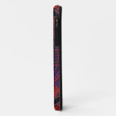 Coques Case-Mate iPhone Tisser Mandala rouge orange et violet (Dos/Gauche)