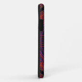 Coques Case-Mate iPhone Tisser Mandala rouge orange et violet (Dos/Droite)