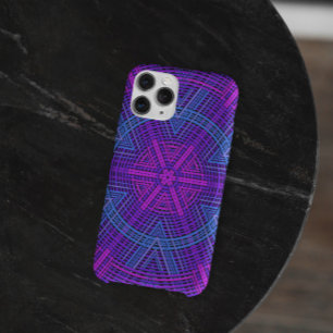 Case-Mate iPhone Case Tisser Mandala violet rose et bleu