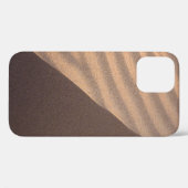 Coques Case-Mate iPhone Tissu à rayures blanches et noires (Verso (horizontal))