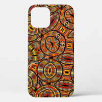 Tissu africain coloré - motif sans soucis, écoeura