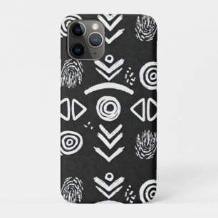 Case-Mate iPhone Case Tissu de boue audacieux - Motif noir et blanc