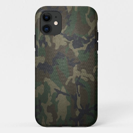 Coques Case-Mate iPhone Tissu de Camo de région boisée (Dos)