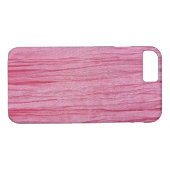 Coques Case-Mate iPhone tissu de gaze rose (Dos (Horizontal))