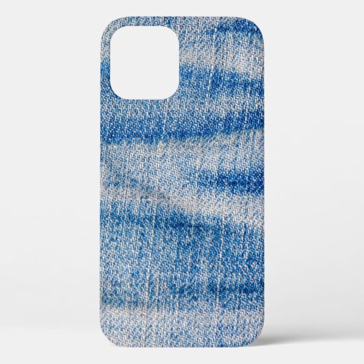 Coques Case-Mate iPhone Tissu de jean bleu, arrière - plan textile (Verso)