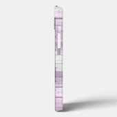 Coques Case-Mate iPhone Tissu en bois noir gris violet blanc Ace Pr (Verso / Gauche)