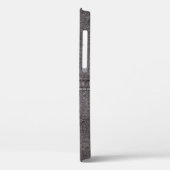 Coques Case-Mate iPhone Tissu en denim noir. Mode, textures et backgrou (Verso / Gauche)