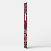 Coques Case-Mate iPhone tissu en soie cashmere paisley patchwork abstrait (Verso / Droite)