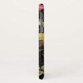 Coques Case-Mate iPhone tissu floral rétro (Dos/Gauche)