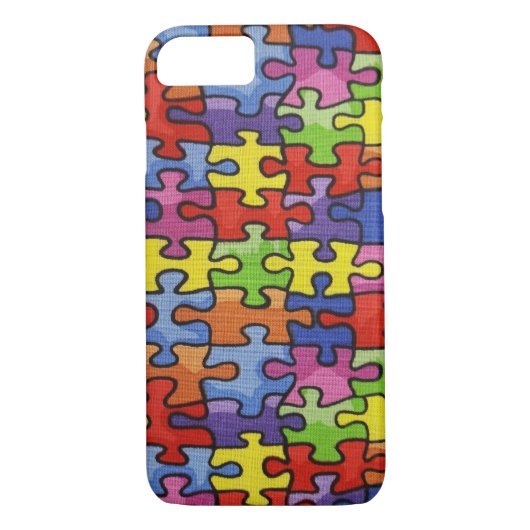 Coques Case-Mate iPhone Tissu Jigsaw Puzzle (Dos)