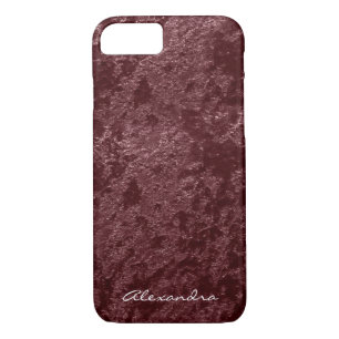 Case-Mate iPhone Case Tissu moderne de velours rouge
