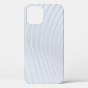 Case-Mate iPhone Case Tissu rayé blanc et gris
