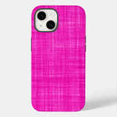 Coques Case-Mate iPhone Tissu rose textile photo (Verso)