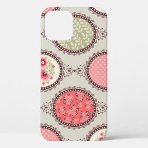 Case-Mate iPhone Case Tissu vintage : Patchwork Design sans faille.