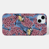 Coques Case-Mate iPhone Tit birds dans le jardin lilas (Verso (horizontal))