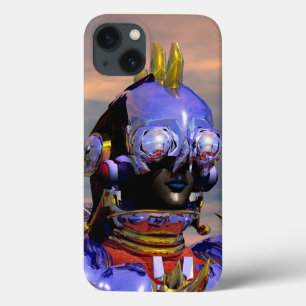 Etui iPhone Case-Mate TITAN CYBORG PORTRAIT Blue Science Fiction, Scifi