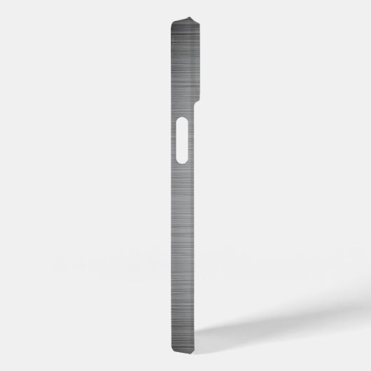 Coques Case-Mate iPhone Titane Argent Acier inoxydable Imprimer iphone 15 (Verso / Droite)