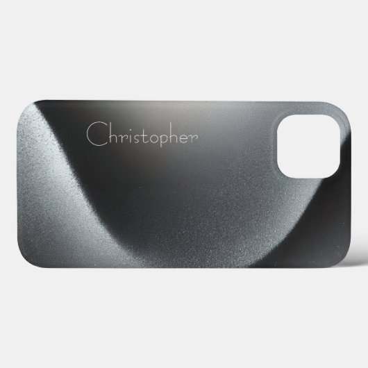 Coques Case-Mate iPhone Titane Argent Acier inoxydable Imprimer iphone 15 (Verso (horizontal))