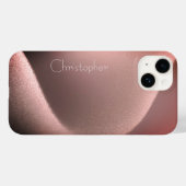 Coques Case-Mate iPhone Titane bronze acier inoxydable Imprimer iphone 15 (Verso (horizontal))