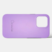 Coques Case-Mate iPhone Titane Lumière violet acier inoxydable Impression (Verso (horizontal))