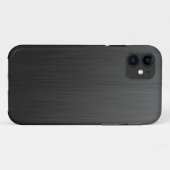 Coques Case-Mate iPhone Titane noir (Dos (Horizontal))
